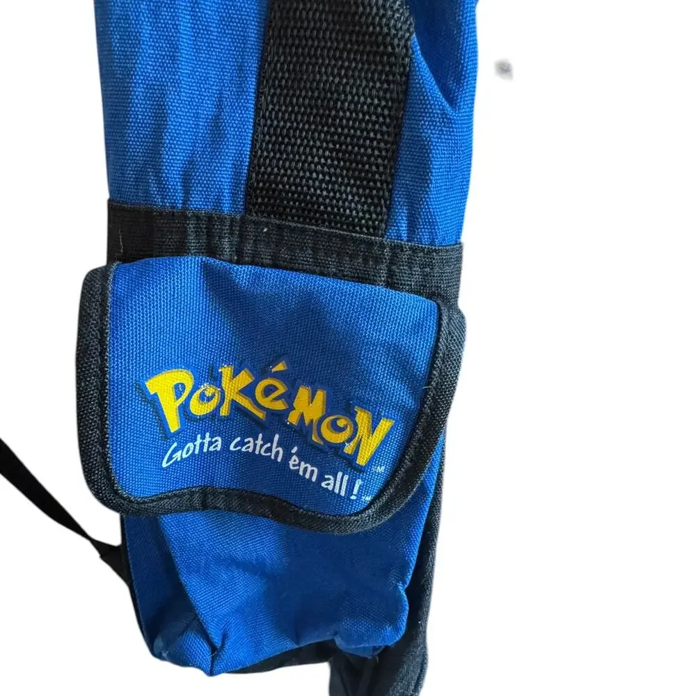Vintage 2000 Pokémon Backpack Blastoise Nintendo Kids Bag Blue